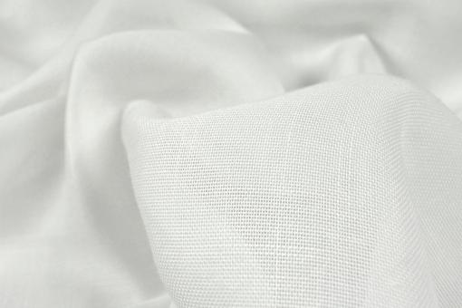 Gardinenstoff Sommertraum - Bleiband - 300 cm - Weiß - B-Ware 