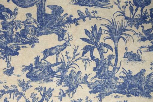 Möbelstoff Toile Premium - Naxos - Blau - 280 cm 