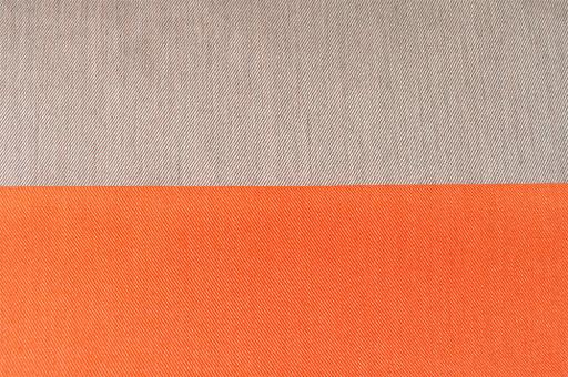 Outdoor-Stoff Toledo - Zweiseitig Grau/Orange