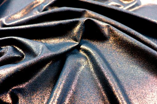 Glänzender Viskose-Mix in Kupfer 