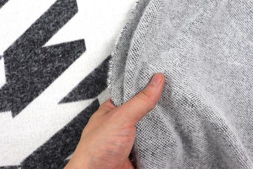 Strickstoff im Mohair Style mit Hahnentritt 