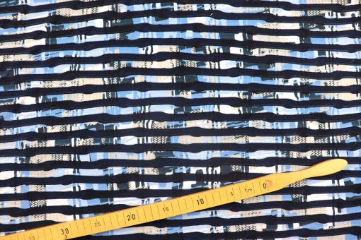 Strukturierter Jersey mit Wellenmuster 