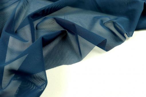 Mesh Superstretch - ultrafein - Dark Blue - B-Ware 