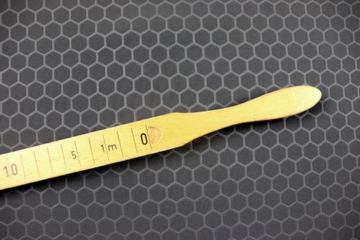 Softshell Stoff mit Hexagon Muster - Grau 