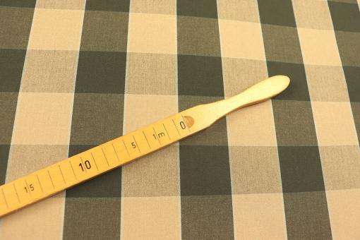 Outdoorstoff mit Karos - Verde 