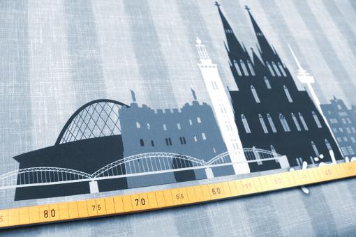 Outdoor-Stoff mit Streifen - Cologne 