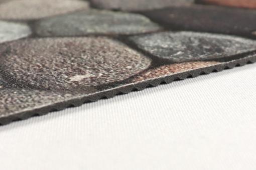 Anti-Rutsch-Stoff mit Kieselsteinen 