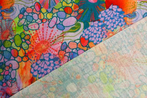 Double Gauze - Florale Kunst 
