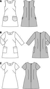 burda Schnittmuster 6721 - Kleid 