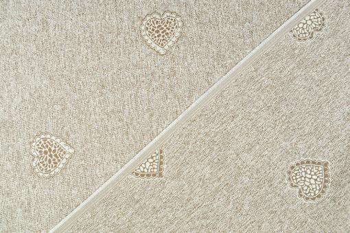 Dekostoff zweiseitig - Tiroler Land - Beige 