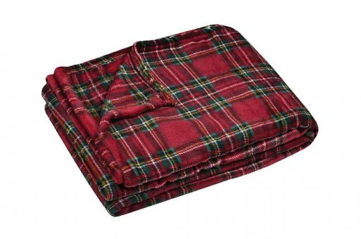 Kuschel-Fleece mit Schottenkaro 