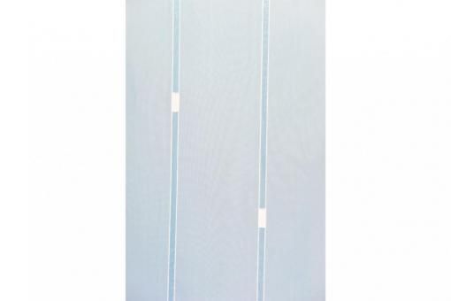 Voile Malmo - 300 cm - Bleiband - Weiß transparent - 1,0 Meter 