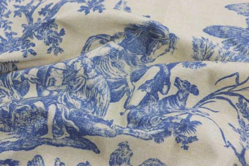 Möbelstoff Toile Premium - Naxos - Blau - 280 cm 