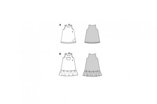 burda Schnittmuster 9238 - Kids Kleid 