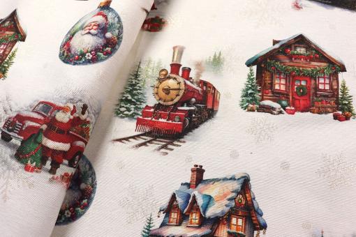 Glitzer-Jacquard - Polarexpress 