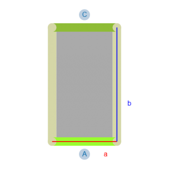 2mal Blickdichte Vorhänge B1 - schwer entflammbar-Konfiguration - 564285 