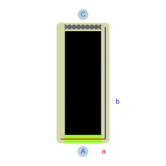 6mal Blickdichte Vorhänge B1 - schwer entflammbar-Konfiguration - 567557 
