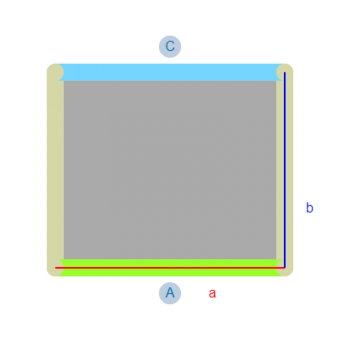 Transparente Vorhänge  - schwer entflammbar B1-Konfiguration - 357365 