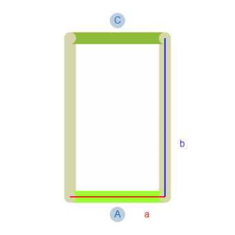 3mal Transparente Vorhänge  - schwer entflammbar B1-Konfiguration - 369764 