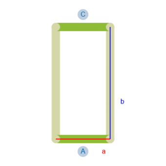 Transparente Vorhänge  - schwer entflammbar B1-Konfiguration - 552312 