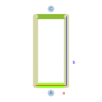 3mal Transparente Vorhänge -Konfiguration - 405399 