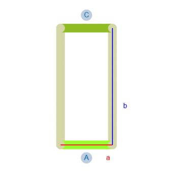 2mal Transparente Vorhänge -Konfiguration - 405403 