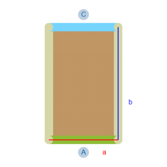 2mal Transparente Vorhänge -Konfiguration - 410613 
