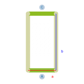 3mal Transparente Vorhänge -Konfiguration - 568245 