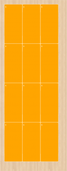 Stoff-Zuschnitt 354068 