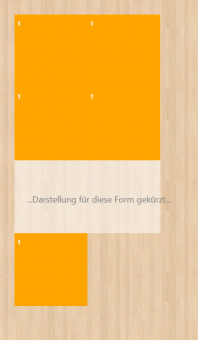 Stoff-Zuschnitt (Ultraschall-Schnitt) 402486 