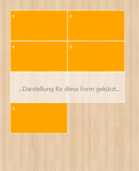 Stoff-Zuschnitt (Ultraschall-Schnitt) 417401 