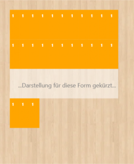 Stoff-Zuschnitt (Ultraschall-Schnitt) 568358 