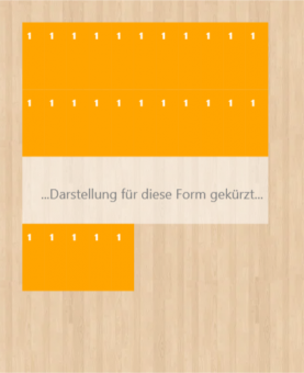 Stoff-Zuschnitt (Ultraschall-Schnitt) 568361 