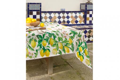 Dekostoff Recycling - Frische Zitronen 