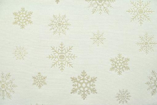 Snowflake - Glitzer-Jacquard - Creme 