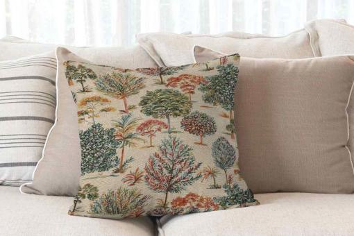 Gobelin-Stoff mit Bäumen 