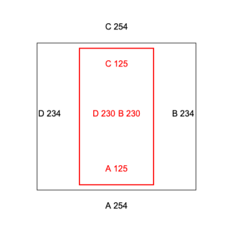 2mal Blickdichte Vorhänge B1 - schwer entflammbar-Konfiguration - 565286 