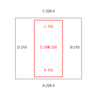 Blickdichte Vorhänge B1 - schwer entflammbar-Konfiguration - 566459 