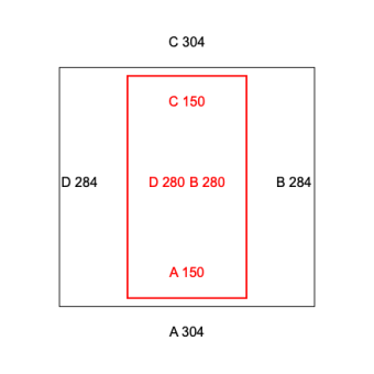 2mal Blickdichte Vorhänge B1 - schwer entflammbar-Konfiguration - 567020 