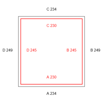 9mal Blickdichte Vorhänge B1 - schwer entflammbar-Konfiguration - 567214 