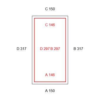Blickdichte Vorhänge B1 - schwer entflammbar-Konfiguration - 567960 