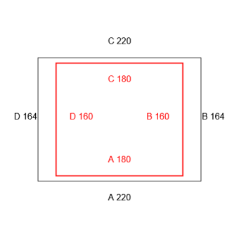Blickdichte Vorhänge B1 - schwer entflammbar-Konfiguration - 568703 