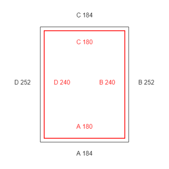 Transparente Vorhänge  - schwer entflammbar B1-Konfiguration - 357639 