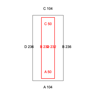 2mal Transparente Vorhänge  - schwer entflammbar B1-Konfiguration - 391942 