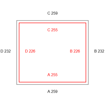 Blickdichte Vorhänge-Konfiguration - 340258 