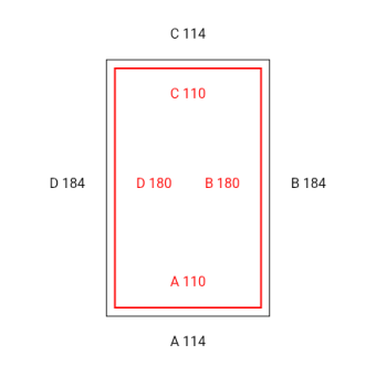 6mal Blickdichte Vorhänge-Konfiguration - 566209 