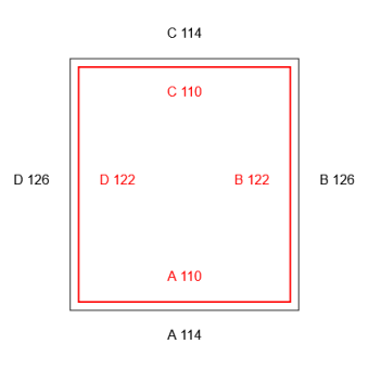 4mal Blickdichte Vorhänge-Konfiguration - 566321 