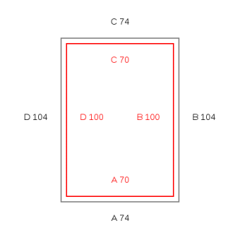 4mal Scheibengardinen-Konfiguration - 357845 