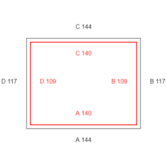 6mal Scheibengardinen-Konfiguration - 380019 