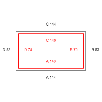 6mal Scheibengardinen-Konfiguration - 380020 